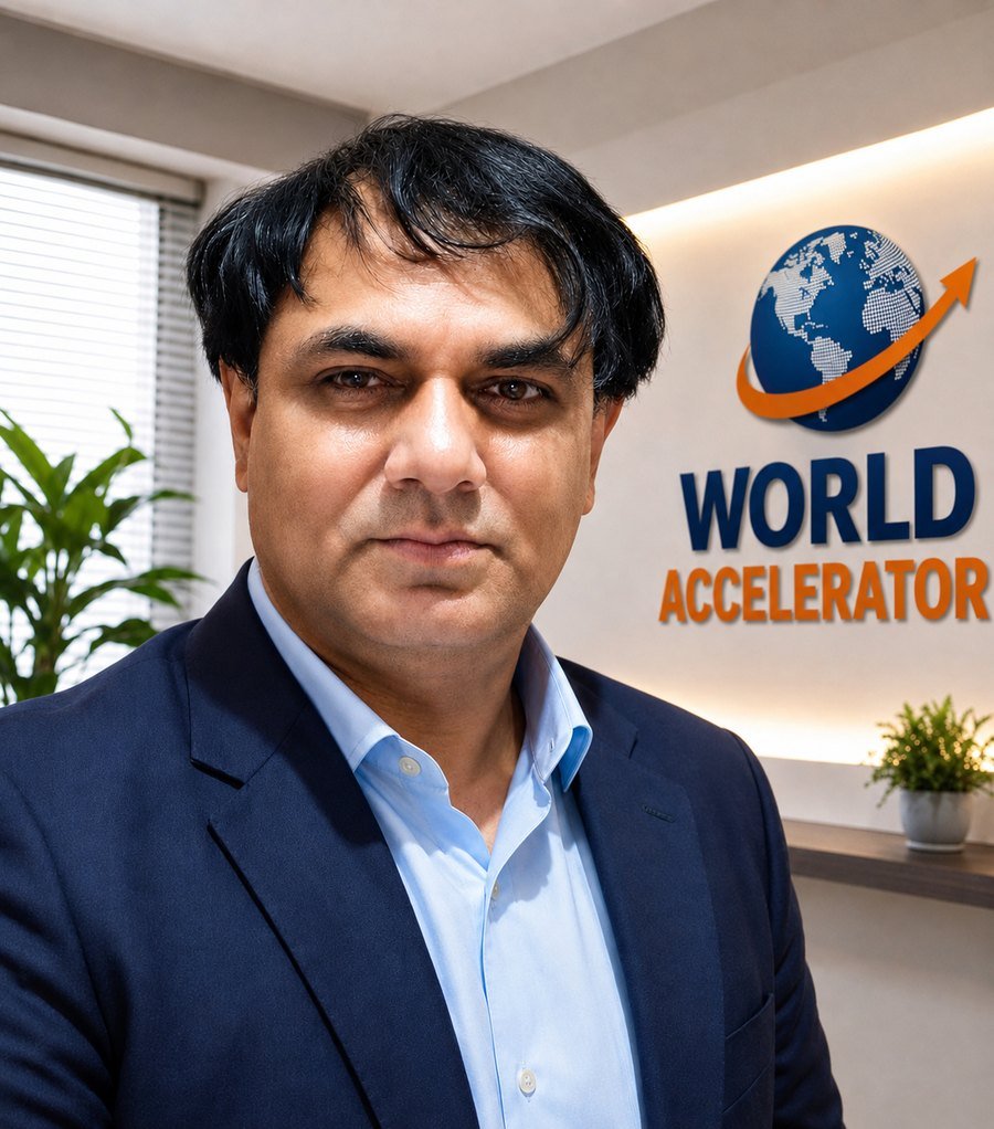 Anubhav Sachar, founder of World Accelerator and Global Development 50